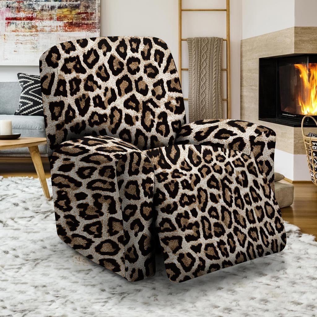 Leopard Recliner Cover-grizzshop