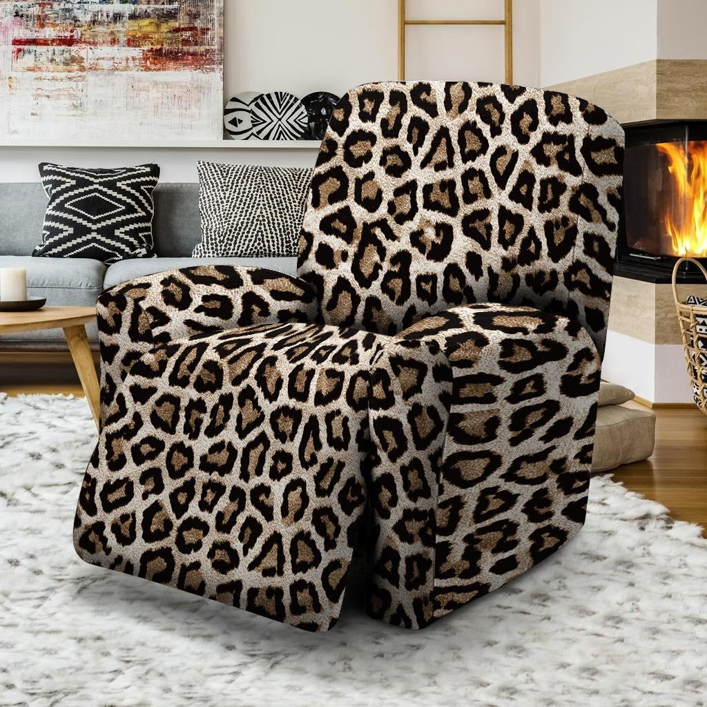 Leopard Recliner Cover-grizzshop