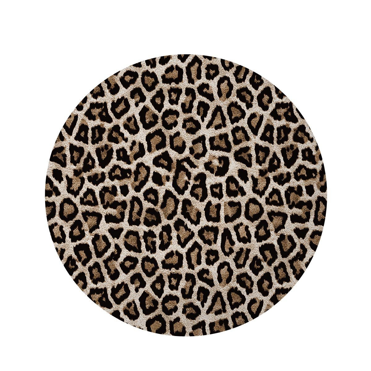 Leopard Round Rug-grizzshop