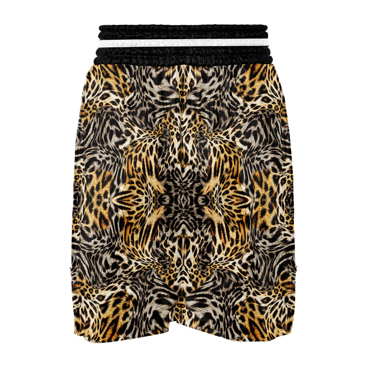 Leopard Skin Texture Print Pattern Boxing Shorts-grizzshop