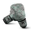 Load image into Gallery viewer, Leopard Teal And White Print Pattern Boxing Gloves-grizzshop