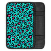 Leopard Teal Print Car Console Cover-grizzshop