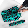 Leopard Teal Print Umbrella-grizzshop