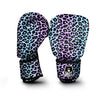 Leopard Trippy Psychedelic Print Pattern Boxing Gloves-grizzshop