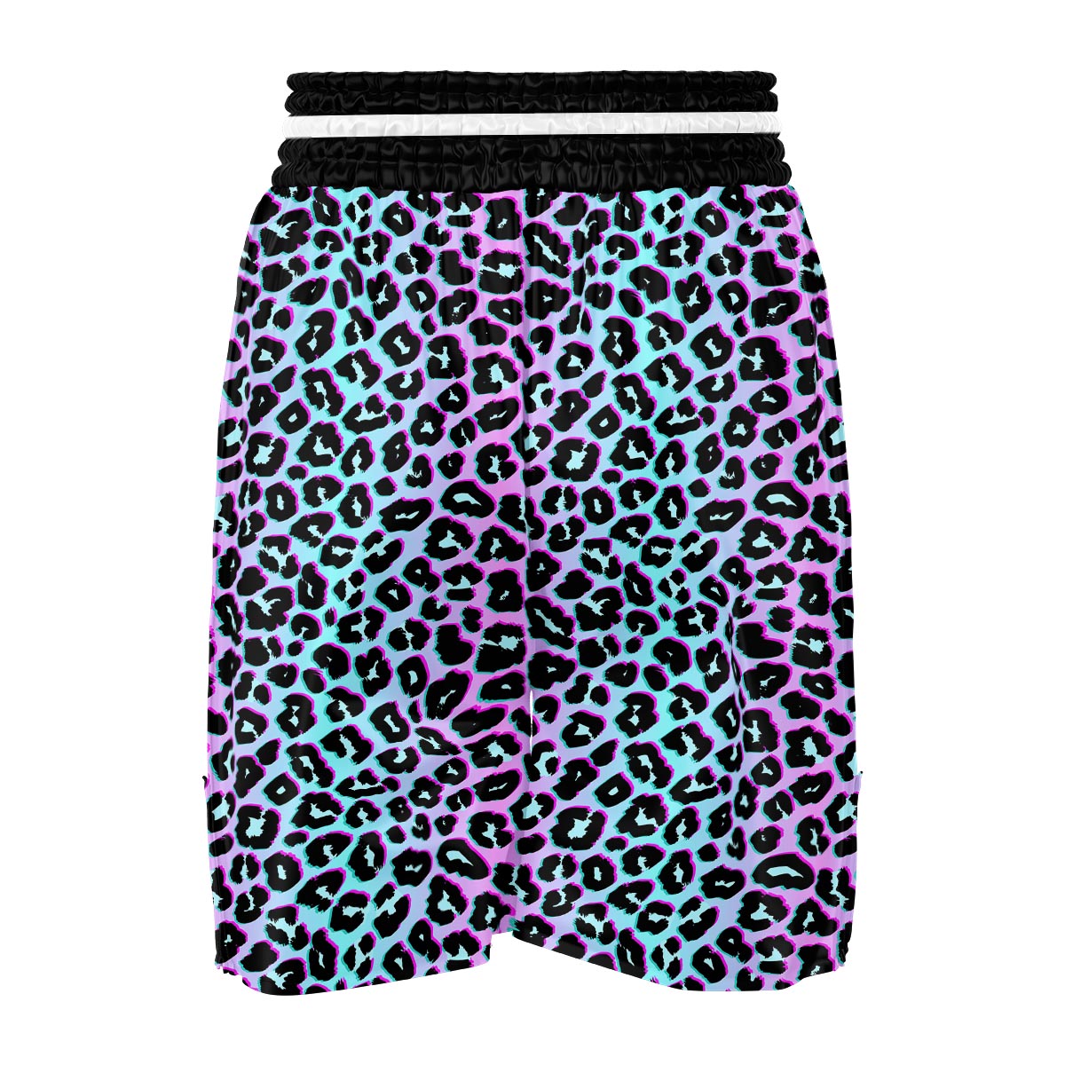 Leopard Trippy Psychedelic Print Pattern Boxing Shorts-grizzshop