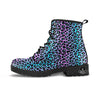 Leopard Trippy Psychedelic Print Pattern Leather Boots-grizzshop