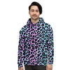 Leopard Trippy Psychedelic Print Pattern Men's Hoodie-grizzshop