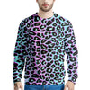 Leopard Trippy Psychedelic Print Pattern Men's Sweatshirt-grizzshop