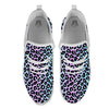 Leopard Trippy Psychedelic Print Pattern White Athletic Shoes-grizzshop