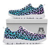 Leopard Trippy Psychedelic Print Pattern White Sneaker-grizzshop