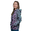 Leopard Trippy Psychedelic Print Pattern Women's Hoodie-grizzshop