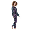 Leopard Trippy Psychedelic Print Pattern Women's Pajamas-grizzshop