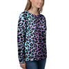 Leopard Trippy Psychedelic Print Pattern Women's Sweatshirt-grizzshop