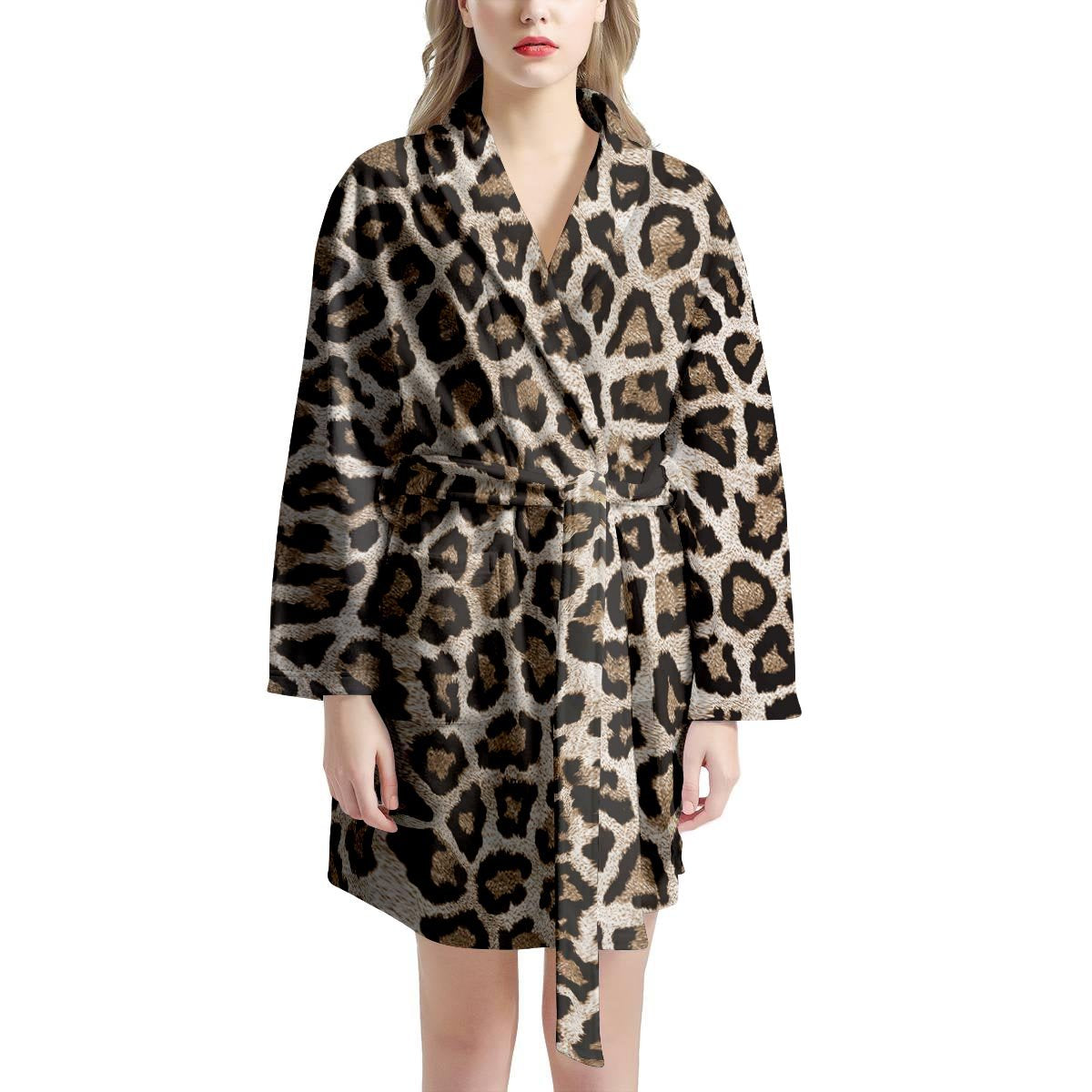 Leopard Women's Robe-grizzshop