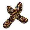 Leopard Yellow And Purple Print Pattern Muay Thai Shin Guards-grizzshop