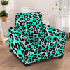 Leopard Zebra Print Armchair Cover-grizzshop