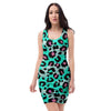 Leopard Zebra Print Bodycon Dress-grizzshop