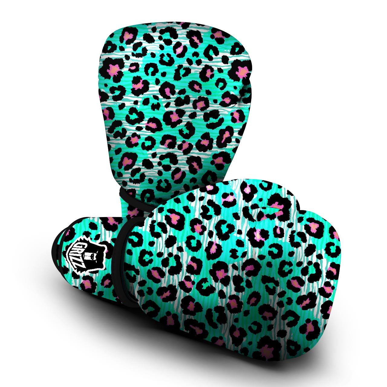 Leopard Zebra Print Boxing Gloves-grizzshop