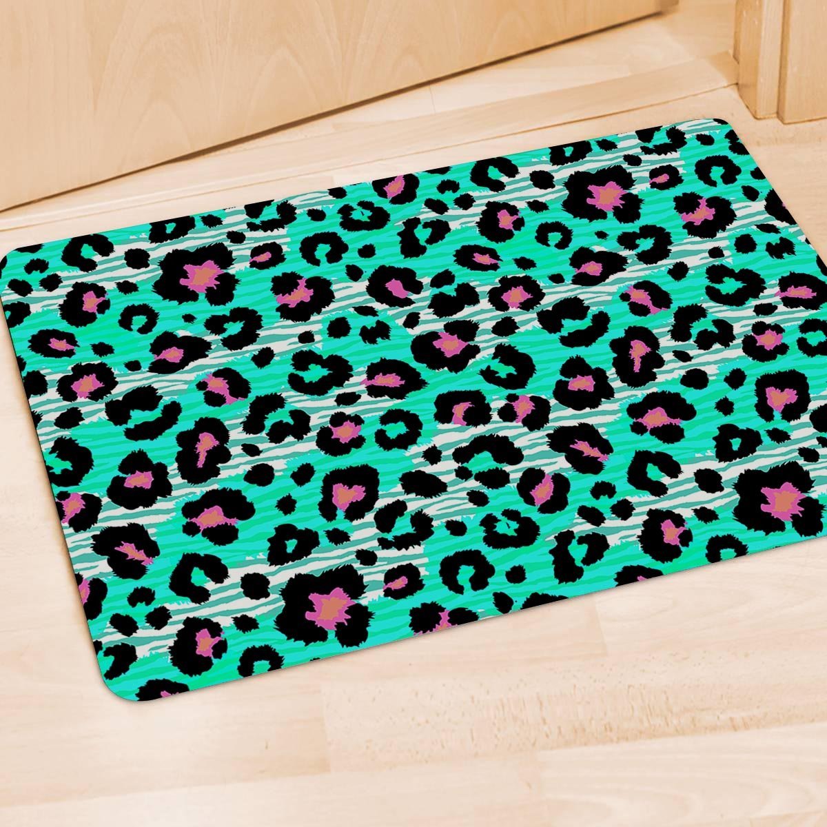 Leopard Zebra Print Door Mat-grizzshop