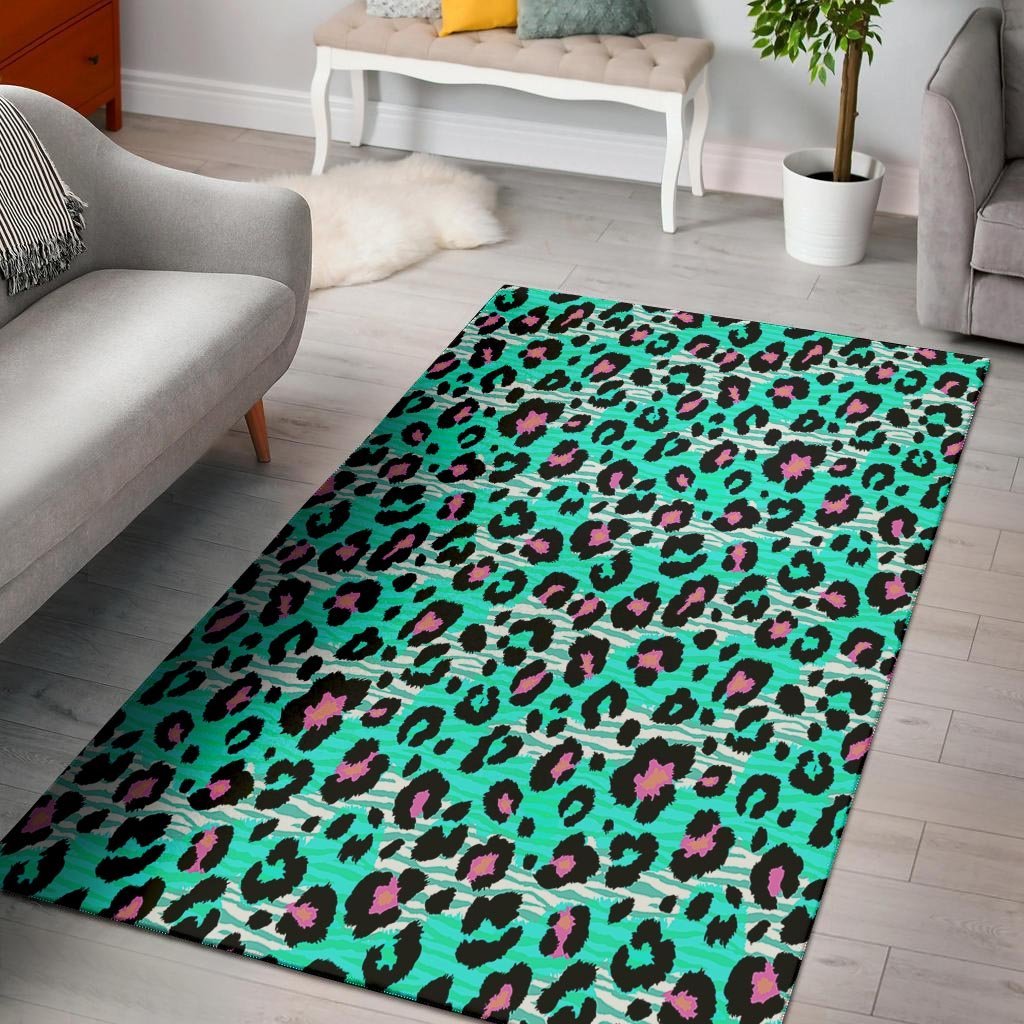 Leopard Zebra Print Floor Mat-grizzshop