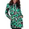 Leopard Zebra Print Hoodie Dress-grizzshop