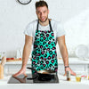 Leopard Zebra Print Men's Apron-grizzshop