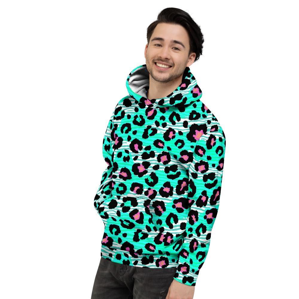 Leopard Zebra Print Men's Hoodie-grizzshop