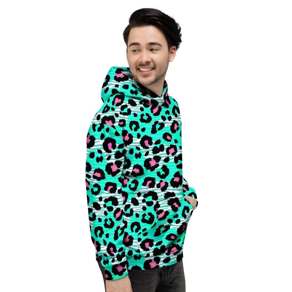 Leopard Zebra Print Men's Hoodie-grizzshop