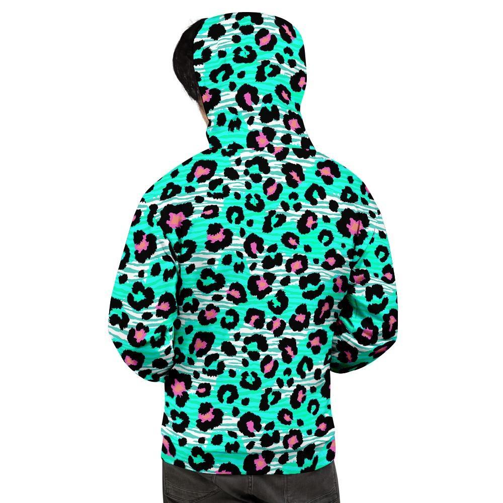 Leopard Zebra Print Men's Hoodie-grizzshop