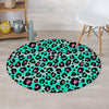 Leopard Zebra Print Round Rug-grizzshop