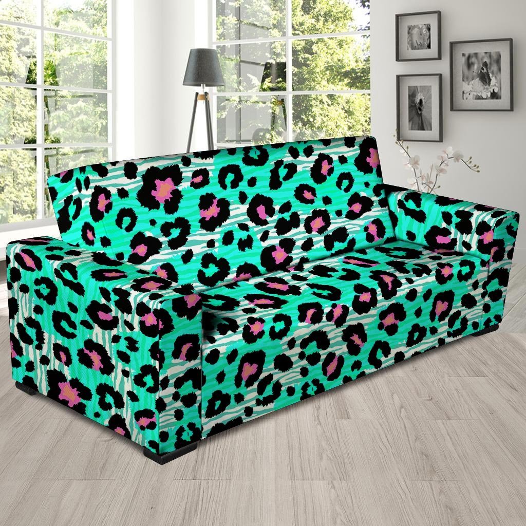 Leopard Zebra Print Sofa Cover-grizzshop