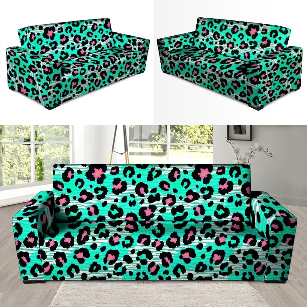 Leopard Zebra Print Sofa Cover-grizzshop