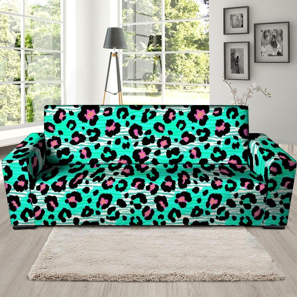 Leopard Zebra Print Sofa Cover-grizzshop