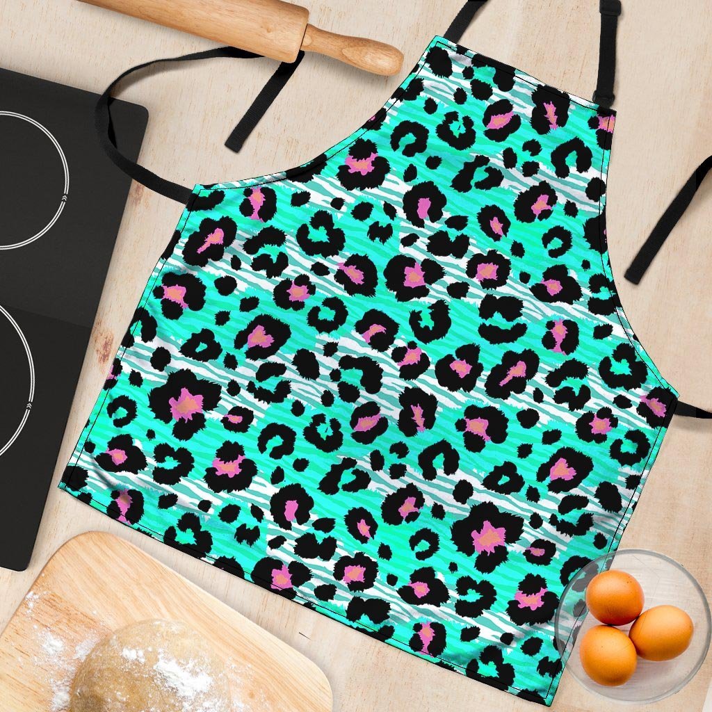 Leopard Zebra Print Women's Apron-grizzshop