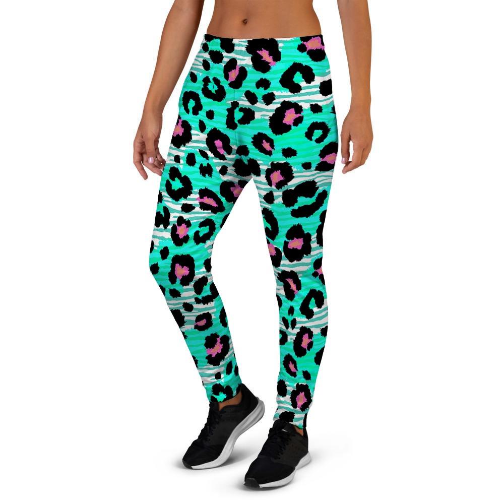 Leopard Zebra Print Women's Joggers-grizzshop