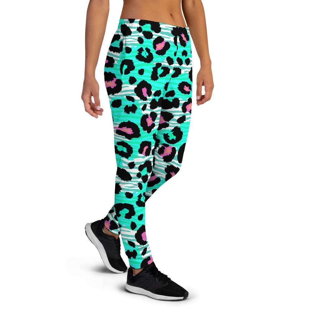 Leopard Zebra Print Women's Joggers-grizzshop