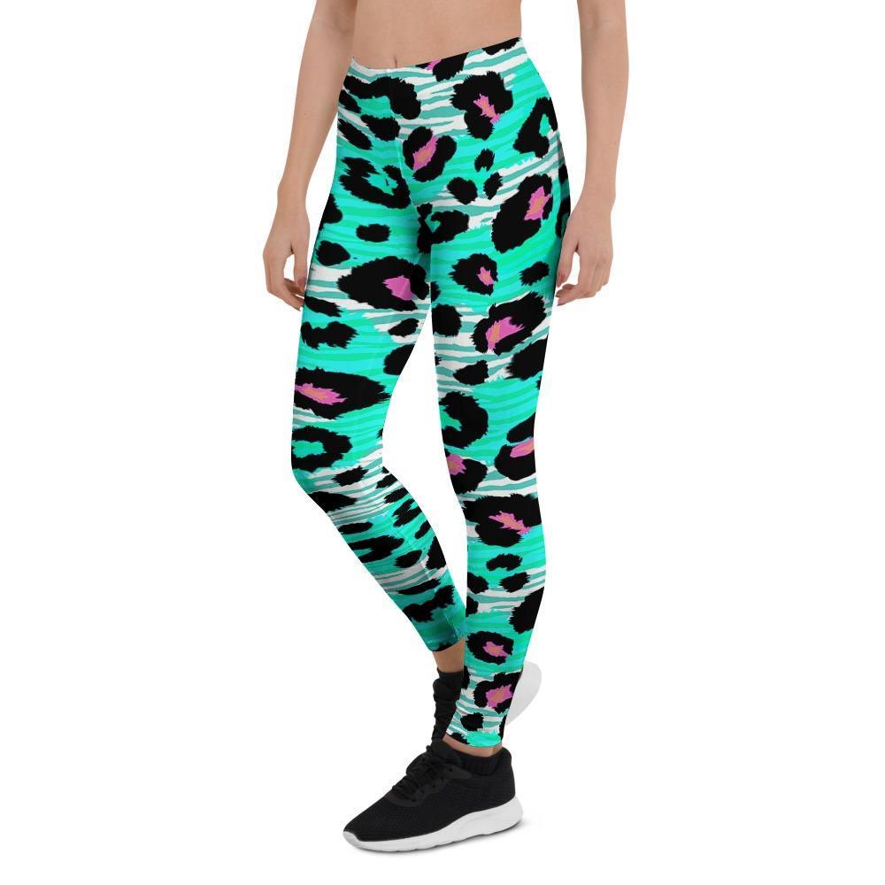 Leopard Zebra Print Women's Leggings-grizzshop