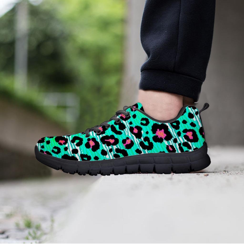 Leopard Zebra Print Women's Sneakers-grizzshop