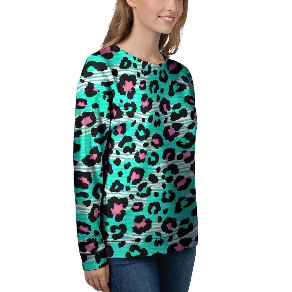 Leopard Zebra Print Women's Sweatshirt-grizzshop