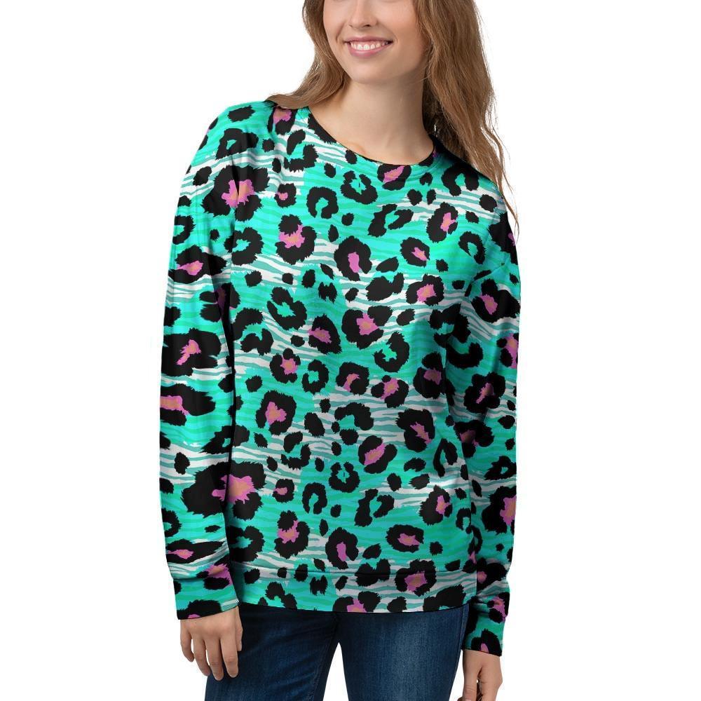 Leopard Zebra Print Women's Sweatshirt-grizzshop