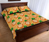 Leprechaun St Patrick's Day Pattern Print Bed Set Quilt-grizzshop