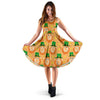 Leprechaun St Patrick's Day Pattern Print Dress-grizzshop