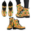 Leprechaun St Patrick's Day Pattern Print Men Women Leather Boots-grizzshop