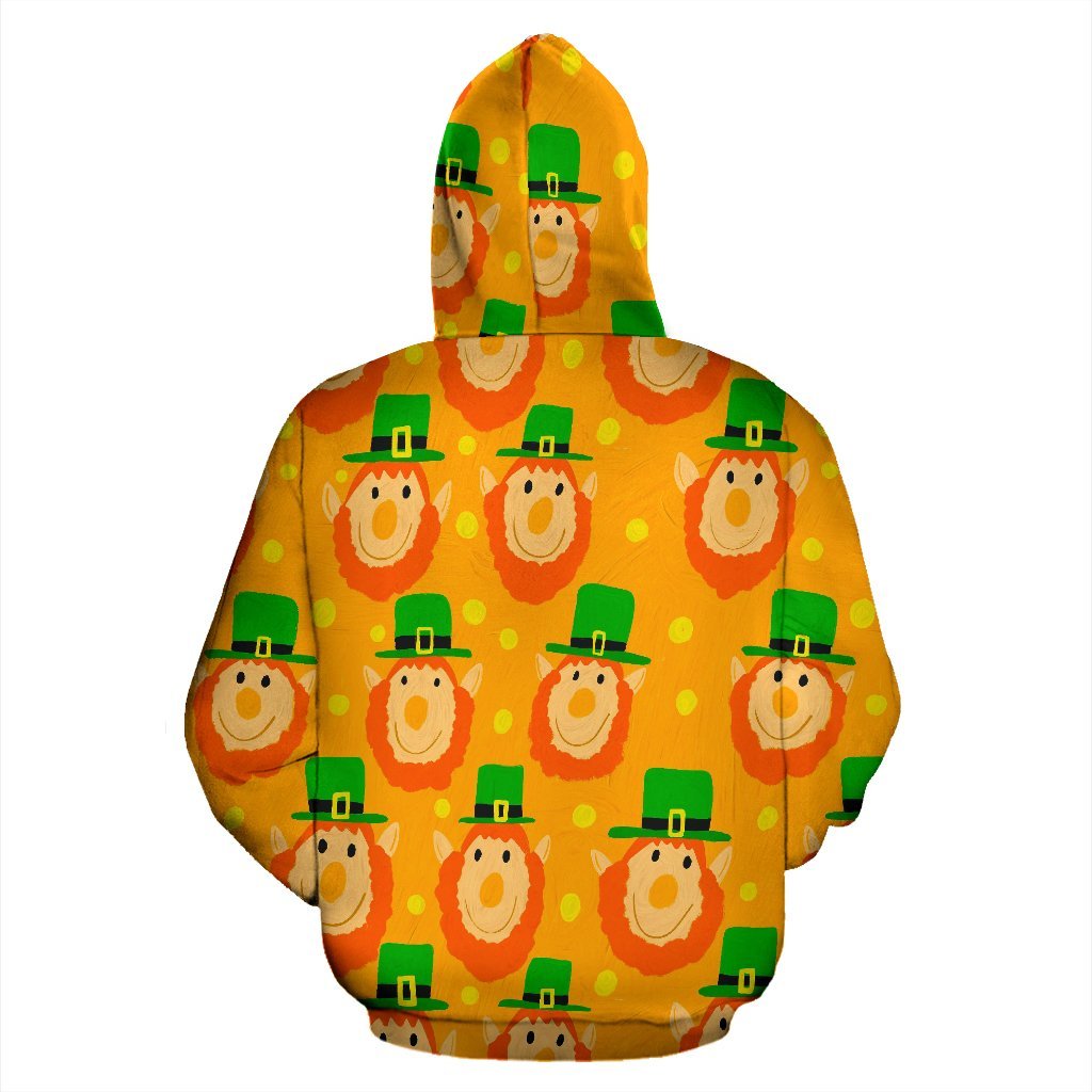 Leprechaun St Patrick's Day Pattern Print Men Women Pullover Hoodie-grizzshop