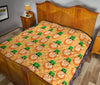 Leprechaun St Patrick's Day Pattern Print Quilt-grizzshop