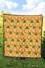 Leprechaun St Patrick's Day Pattern Print Quilt-grizzshop