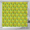 Leprechaun St Patrick's Day Print Pattern Bathroom Shower Curtain-grizzshop