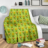 Leprechaun St Patrick's Day Print Pattern Blanket-grizzshop