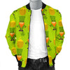 Leprechaun St Patrick's Day Print Pattern Men's Bomber Jacket-grizzshop