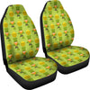 Leprechaun St Patrick's Day Print Pattern Universal Fit Car Seat Covers-grizzshop